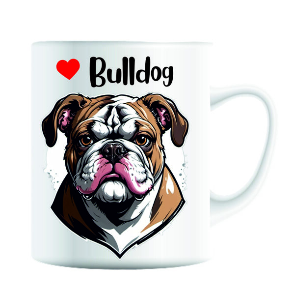 Bulldog bögre